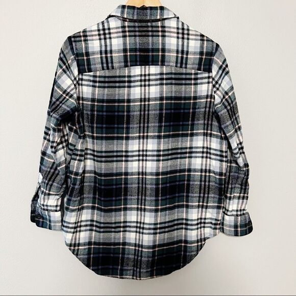 Madewell Flannel Sunday Shirt in Cronston Plaid Sz XS button down - Picture 5 of 11